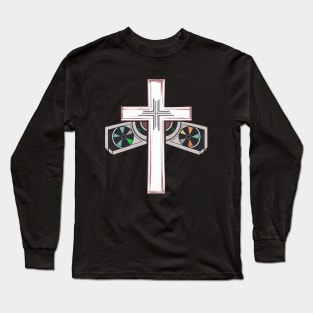 Retro RTX Christian Cross Long Sleeve T-Shirt